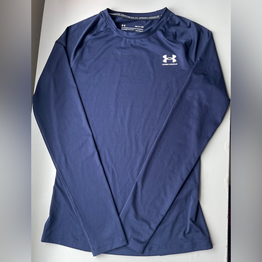 Under Armour Men's Compression Long Sleeve Midnight Navy